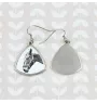 Hanovrien - boucles d'oreilles avec un cheval, boucles d'oreilles pendantes avec une image, bijoux personnalisés avec l'impression de la marque Art-Dog