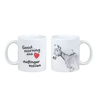 Haflinger Fohlen - cup with a dog, personalized cup with a print, a classic gift for everyone from the Art-Dog brand