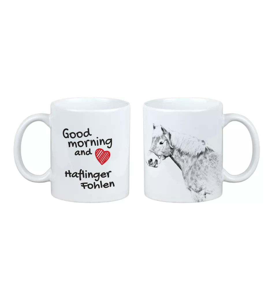 Haflinger Fohlen - cup with a dog, personalized cup with a print, a classic gift for everyone from the Art-Dog brand