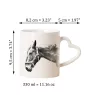 Hanoverian - cup with a dog, adorable cup with a heart-shaped handle, universal gift from the Art-Dog brand