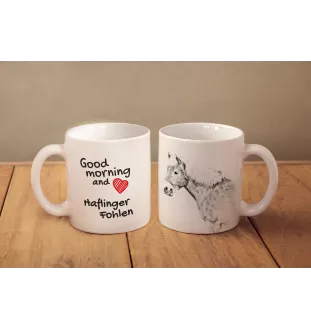 Haflinger źrebię kubek z koniem good morning Art-Dog