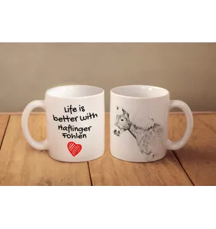 Haflinger źrebię kubek z koniem life is better Art-Dog