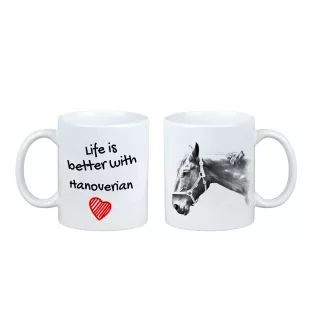 Hanoverian - mug with a horse, mug with a photo, personalized gift from the Art-Dog brand