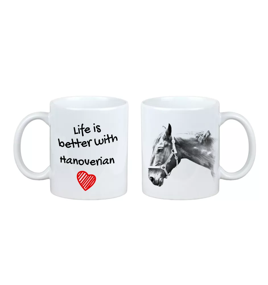 Hannoveraner - Tasse mit Pferd, Tasse mit Bild, personalisiertes Geschenk der Marke Art-Dog