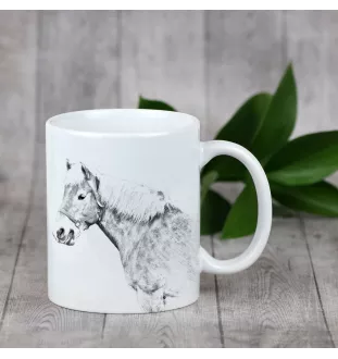 Haflinger źrebię kubekz koniem I love Art-Dog