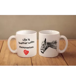 Hannoveraner - Tasse mit Pferd, Tasse mit Bild, personalisiertes Geschenk der Marke Art-Dog