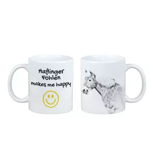 Haflinger Fohlen - tasse avec un cheval, une tasse joyeuse pour les amoureux des chiens, un cadeau personnalisé de la marque Art-Dog