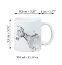 Haflinger Fohlen - Becher mit Pferd, fröhlicher Becher für Hundefreunde, personalisiertes Geschenk der Marke Art-Dog
