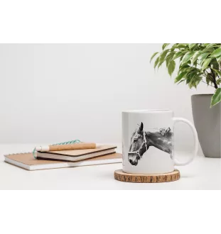 Hanovrien - tasse avec un cheval, une tasse charmante avec une illustration, un cadeau avec votre photo de la marque Art-Dog
