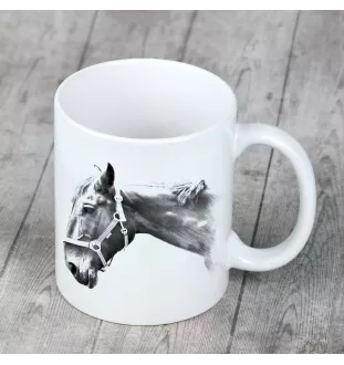 Hanovrien - tasse avec un cheval, une tasse charmante avec une illustration, un cadeau avec votre photo de la marque Art-Dog