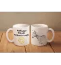 Haflinger Fohlen - Becher mit Pferd, fröhlicher Becher für Hundefreunde, personalisiertes Geschenk der Marke Art-Dog