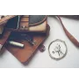 Haflinger Fohlen - pocket mirror with a horse, personalized mirror for a purse, compact mirror with Art-Dog brand print