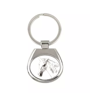 Lipizzan - keychain with a horse, keychain with a print, personalized pendant from the Art-Dog brand