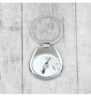 Lipizzan - keychain with a horse, keychain with a print, personalized pendant from the Art-Dog brand