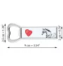 Irish Sport - bottle opener with a horse, personalized fridge magnet bottle opener, unique gift for men by Art-Dog brand