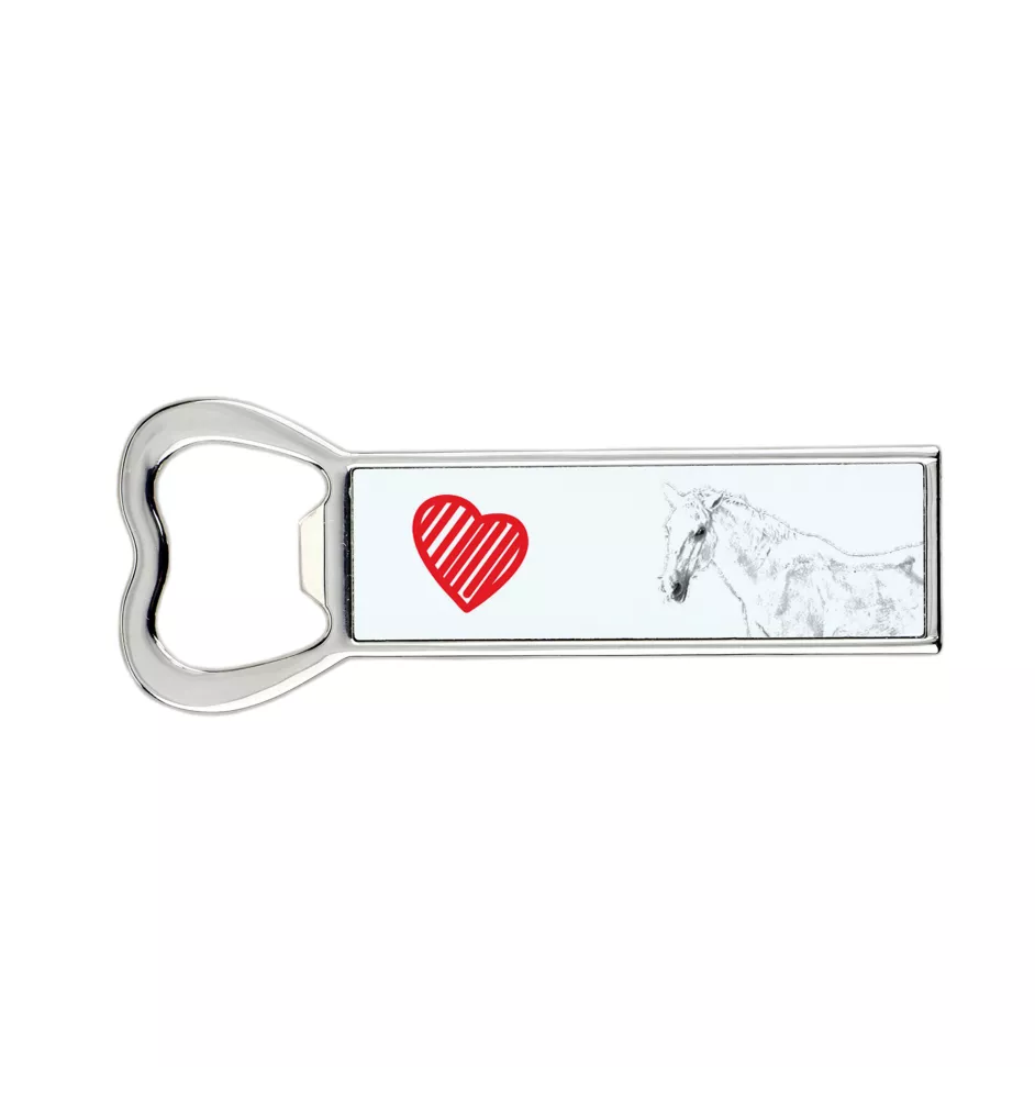Lipizzaner - Flaschenöffner mit Pferd, personalisierter Kühlschranköffner, einzigartiges Geschenk für Männer von der Marke Art-Dog