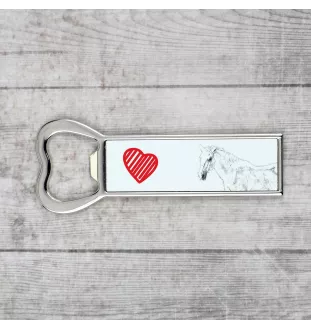 Lipizzan - ouvre-bouteille avec un cheval, ouvre-bouteille personnalisé pour le réfrigérateur, cadeau unique pour homme de la marque Art-Dog