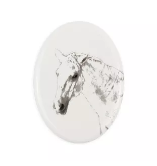 Lipicański płyta nagrobna z koniem Art-Dog