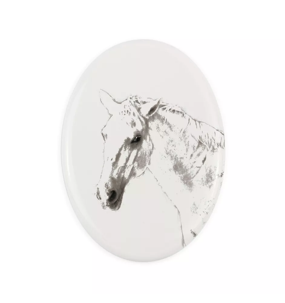 Lipicański płyta nagrobna z koniem Art-Dog