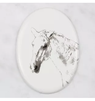 Lipicański płyta nagrobna z koniem Art-Dog