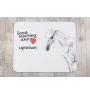Lipizzan - tapis de souris imprimé, tapis de souris personnalisé avec un cheval, un gadget unique pour un employé de bureau de la marque Art-Dog