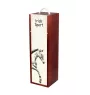 Cheval de sport irlandais - boîte à vin avec un cheval, boîte à alcool avec une illustration, boîte cadeau personnalisée de la marque Art-Dog
