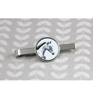 Cheval de sport irlandais - pince à cravate avec un cheval, pince à cravate personnalisée, cadeau unique pour homme de la marque Art-Dog