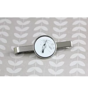 Lipizzaner - Krawattennadel mit Pferd, personalisierter Krawattenclip, einzigartiges Geschenk für Männer von der Marke Art-Dog