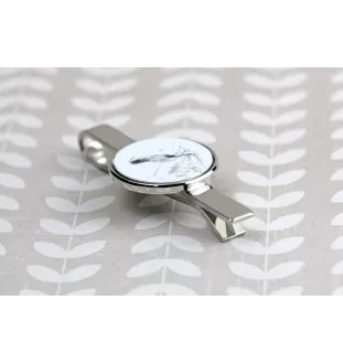 Lipizzan - tie clip with a horse, personalized tie clip, a unique gift for a man from the Art-Dog brand