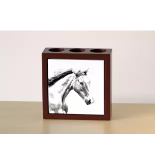 Irish Sport - pen holder with a horse, desk organizer with a print, personalized desk decoration from the Art-Dog brand
