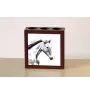 Cheval de sport irlandais - porte-stylo avec un cheval, organiseur de bureau avec impression, décoration de bureau personnalisée de la marque Art-Dog