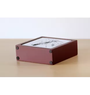 Lipizzaner - Stifthalter mit Pferd, Schreibtischorganizer mit Aufdruck, personalisierte Schreibtischdekoration der Marke Art-Dog