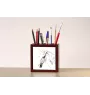 Lipizzan - pen holder with a horse, desk organizer with a print, personalized desk decoration from the Art-Dog brand