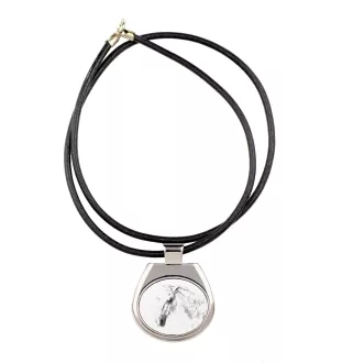 Lipizzan - horse necklace, personalized pendant with a photo, unique necklace for women and men by Art-Dog brand