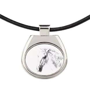 Lipizzan - horse necklace, personalized pendant with a photo, unique necklace for women and men by Art-Dog brand