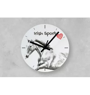 Irish Sport - wall clock with a horse, shelf clock with a print, personalized home decoration from the Art-Dog brand