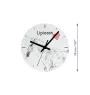 Lipizzan - wall clock with a horse, shelf clock with a print, personalized home decoration from the Art-Dog brand