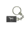 Lipizzan - Crystal pendant with photo of a horse, illuminated pendant, unique gift by Art-Dog brand
