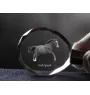 Irischer Sport - pendant with a picture of a horse, crystal key ring in a gift box, unique gift by Art-Dog brand