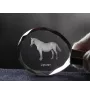 Lipizzaner - pendant with a picture of a horse, crystal key ring in a gift box, unique gift by Art-Dog brand
