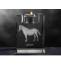 Lipicański świecznik kryształowy z koniem Art-Dog