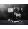 Lipizzan - Bougeoir avec image d'un cheval, porte bougie en cristal, cadeau personnalisé par la marque Art-Dog