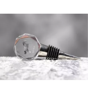 Irish Sport - Bottle stopper, crystal wine stopper with picture of a horse, personalised gift for bartender by Art-Dog brand