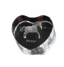 Cheval de sport irlandais - une photo de cheval dans un cristal, un cœur en cristal, un cadre exceptionnel avec une photo de la marque Art-Dog