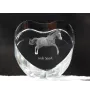 Irish Sport - a photo of a horse in crystal, a crystal heart, a unique frame with a photo from the Art-Dog brand