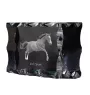Irischer Sport - crystal with a picture of a horse, glass statuette with a picture, unique frame with a picture from Art-Dog brand