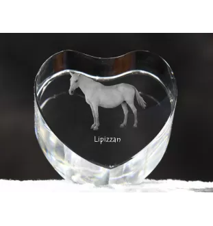 Lipicański serce kryształowe z koniem Art-Dog