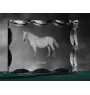 Lipizzan - kryształ ze zdjęciem konia, szklana statuetka ze zdjęciem, wyjątkowa ramka ze zdjęciem marki Art-Dog