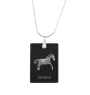 Irish Sport - Crystal pendant with horse, silver necklace with photo, personalised pendant by Art-Dog brand