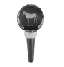 Lipizzan - Bouchon de bouteille en cristal avec cheval, bouchon de vin unique avec photo, cadeau personnalisé pour sommelier par la marque Art-Dog